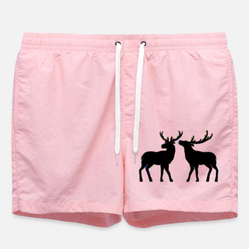 Cerf - Short de bain - rose