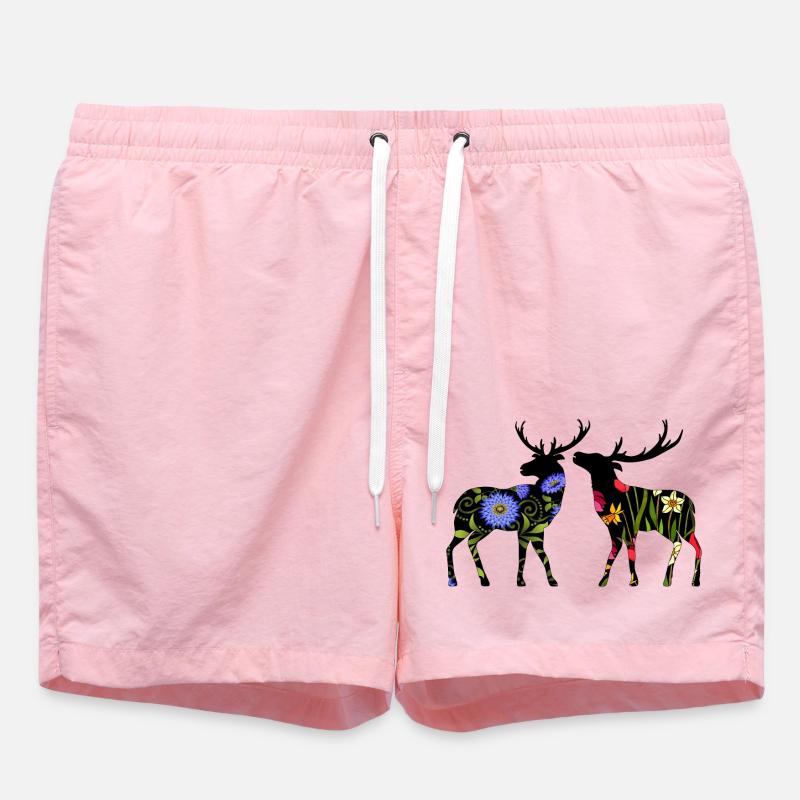 Cerf - Short de bain - rose
