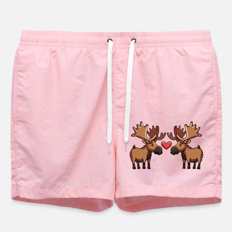 Orignal Couple Saint-Valentin - Short de bain - rose