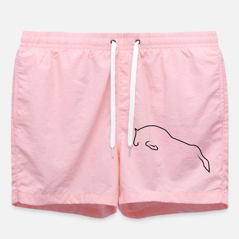 Cheval de saut - Short de bain - rose