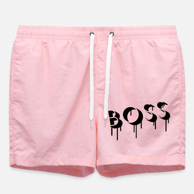 Boss Graffiti - Short de bain - rose