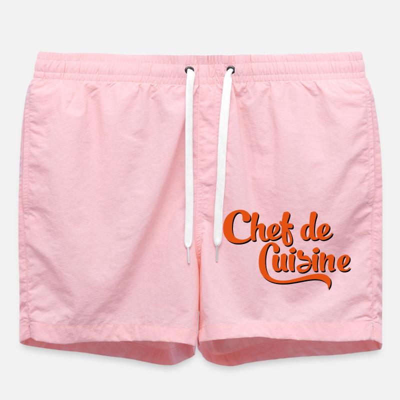 chef - Short de bain - rose