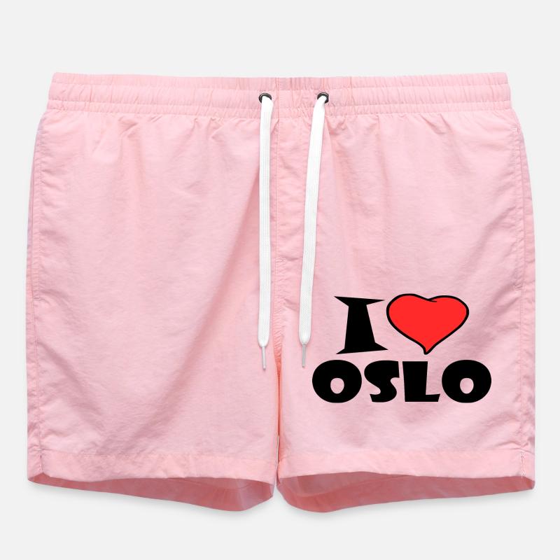 I Love Oslo - Short de bain - rose
