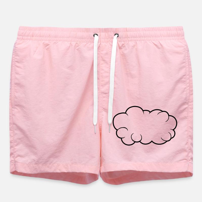 Sprechblase Wolke Design - Badeshorts - Pink