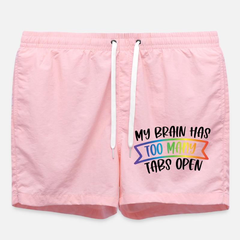 ADHD - Swim Trunks - pink