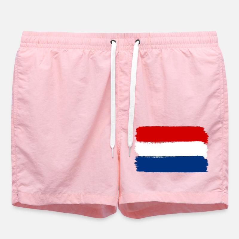 Drapeau hollandais utilisé look - Short de bain - rose