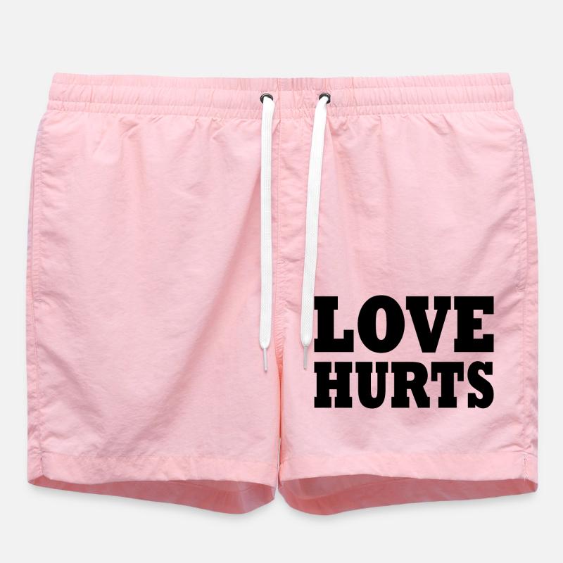 Love hurts - Short de bain - rose