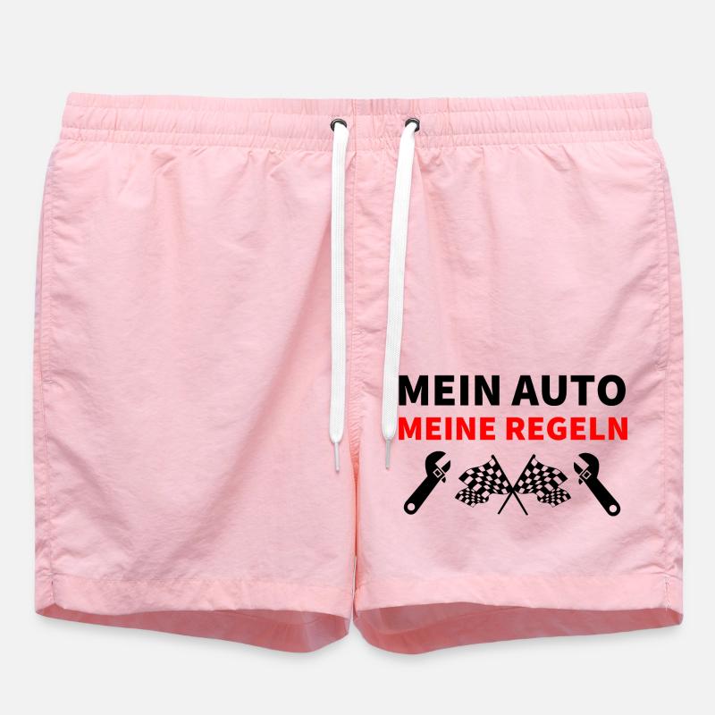 Auto - Badeshorts - Pink