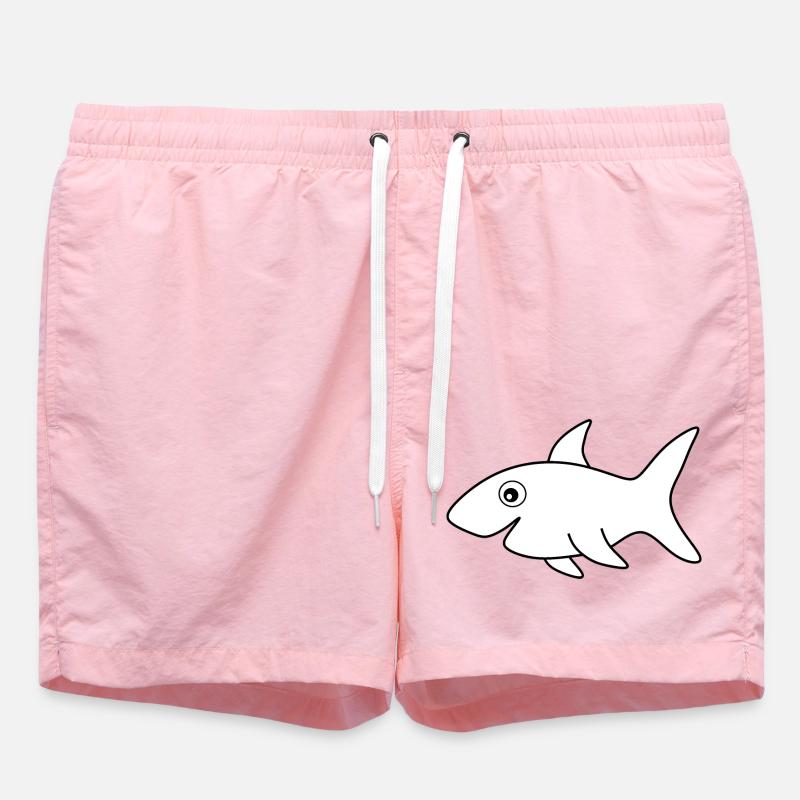 Requin Requins Pêche Poisson - Short de bain - rose