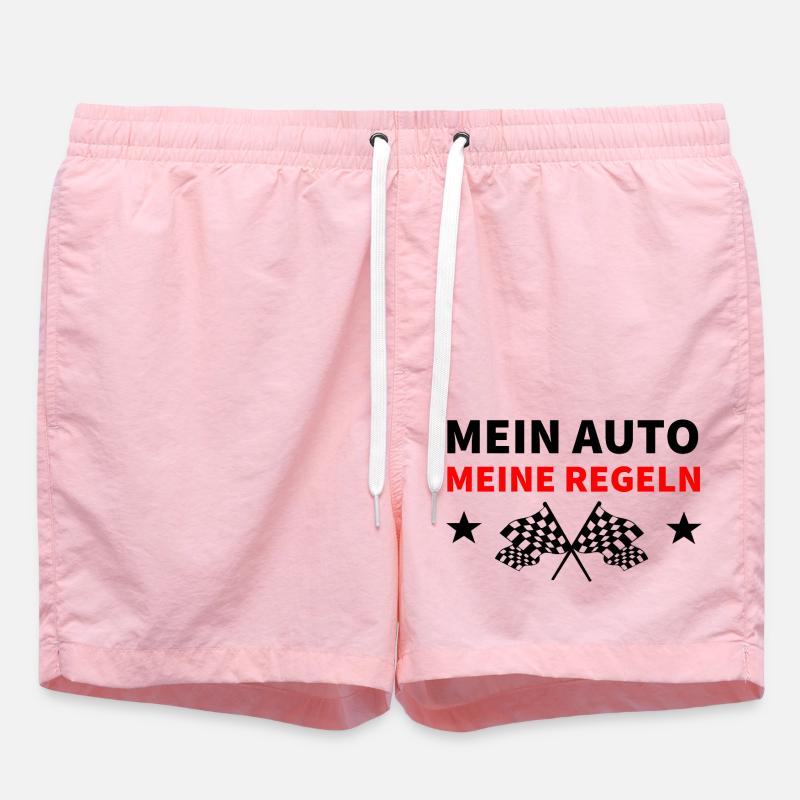 Auto - Badeshorts - Pink