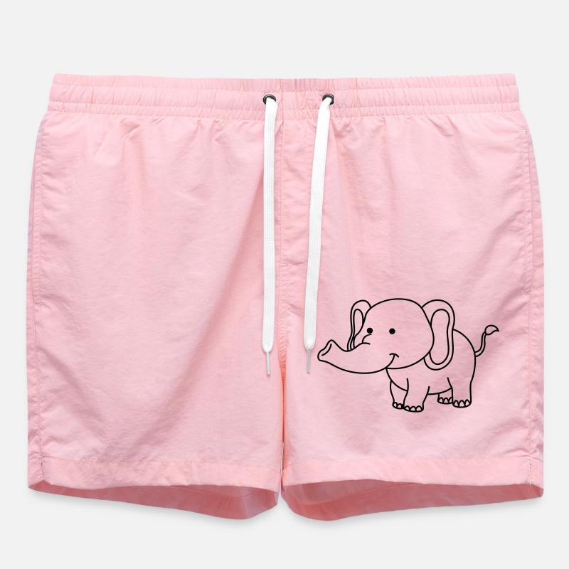 éléphant - Short de bain - rose
