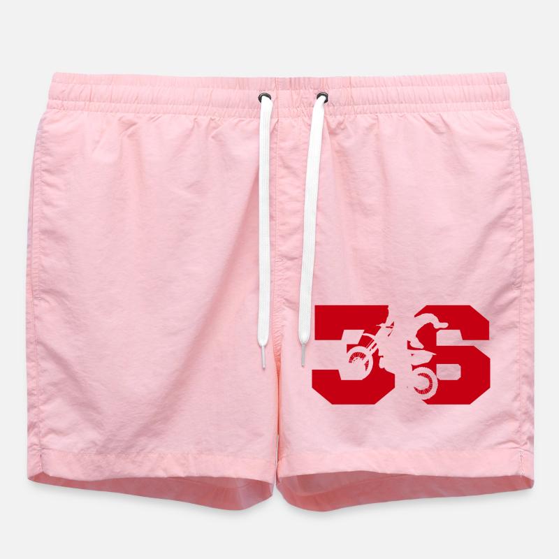 Moto 36 Biker - Badeshorts - Pink