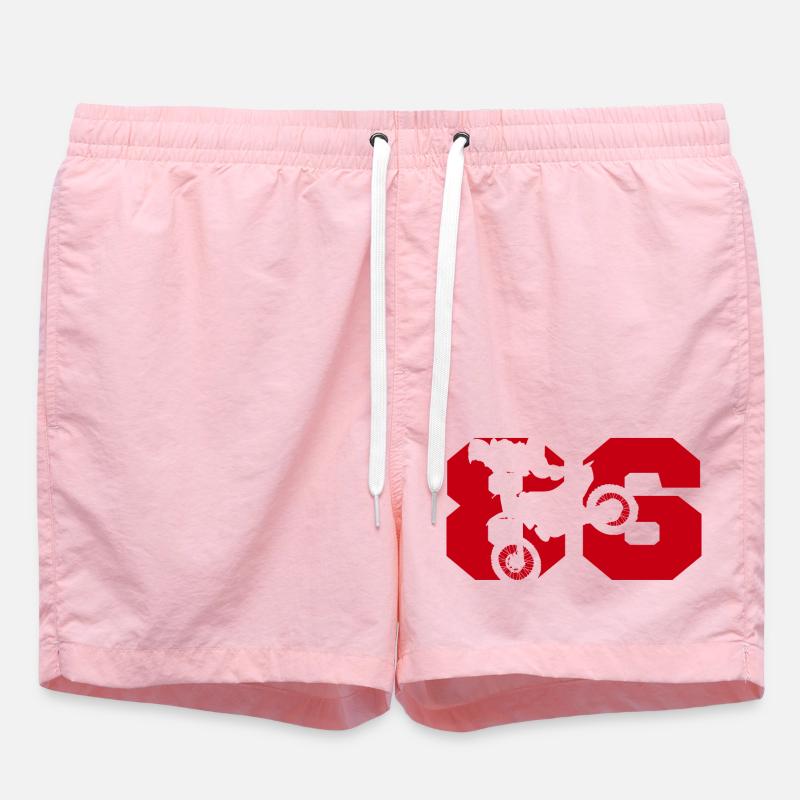Moto 86 motard - Short de bain - rose