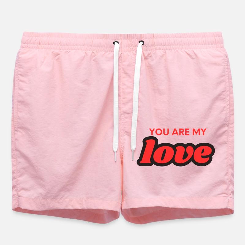 Tu es mon amour - Short de bain - rose