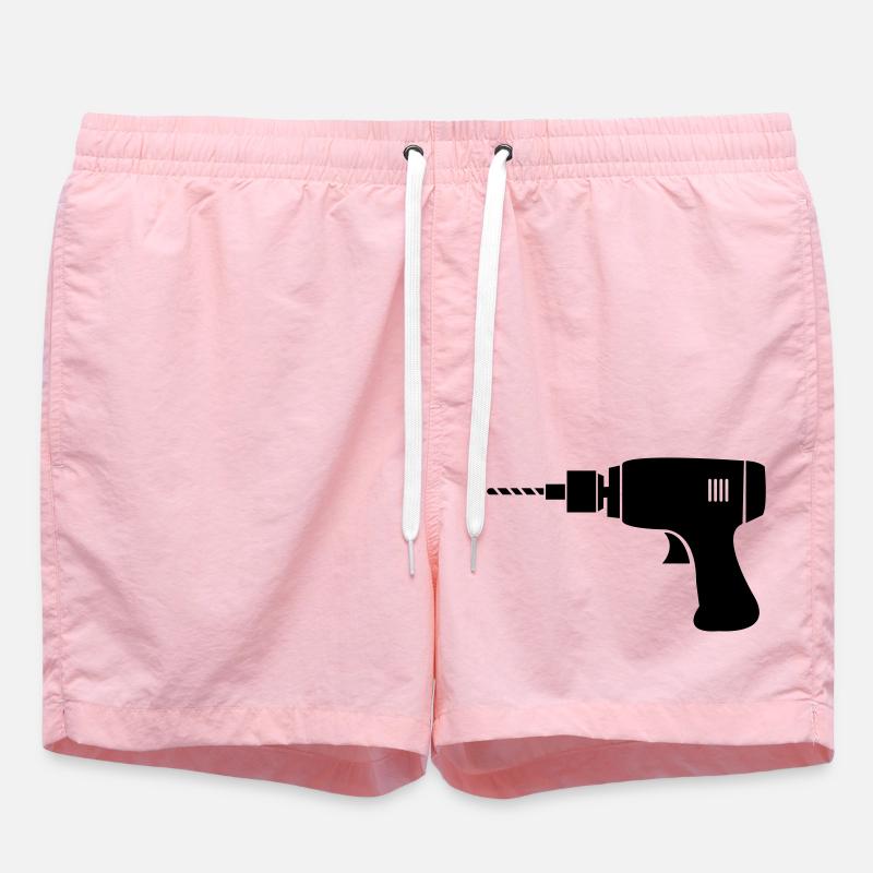 Drill - Swim Trunks - pink