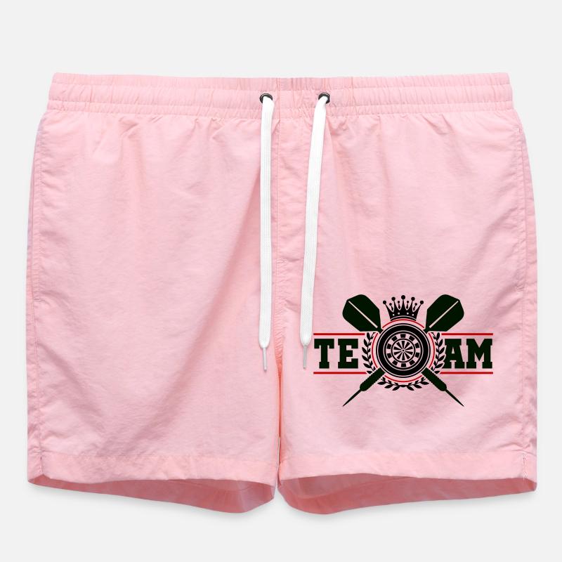 Fléchettes Fléchettes Armoiries Équipe - Short de bain - rose