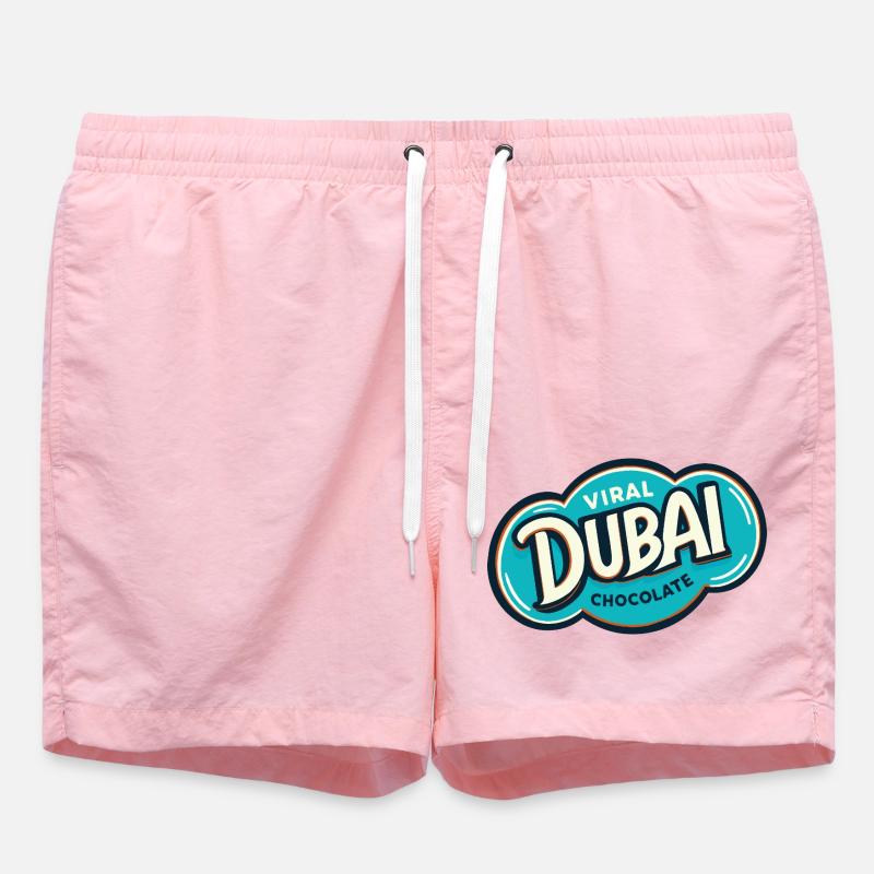 Chocolat viral de Dubaï - Short de bain - rose