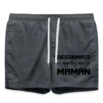 désormais appelez moi maman - Short de bain -  - Devant