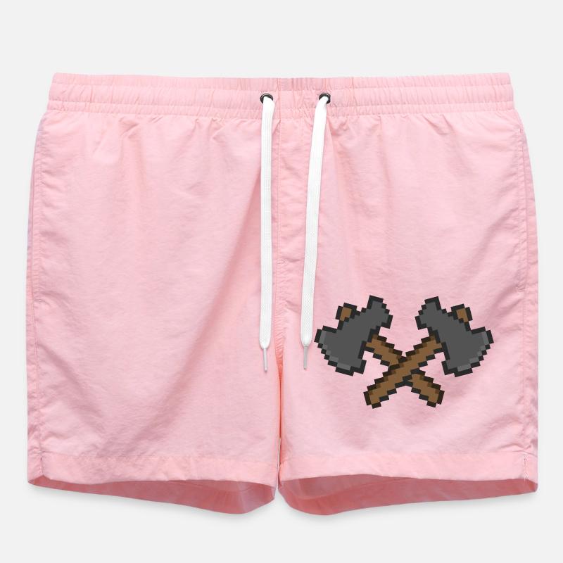 Axe Pixel 2 - Swim Trunks - pink