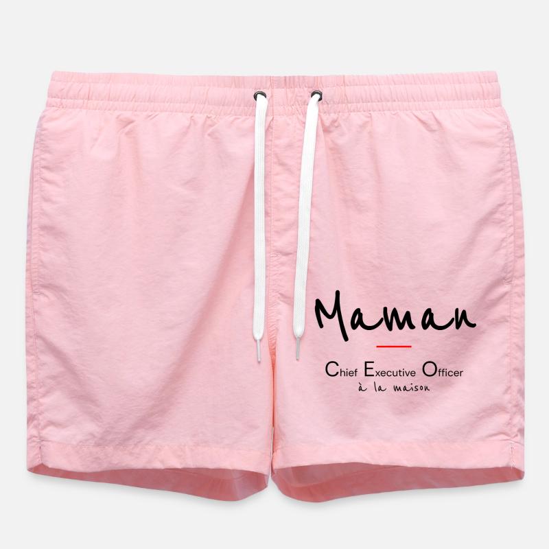 Maman - Short de bain - rose