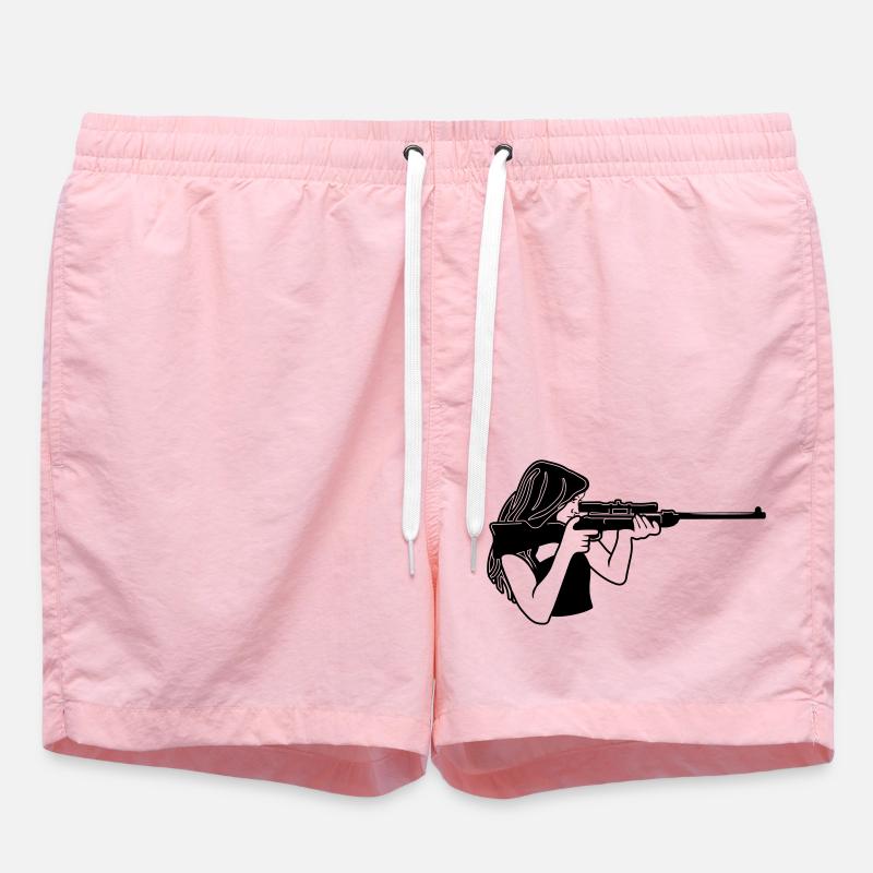 Protector rifle - Swim Trunks - pink