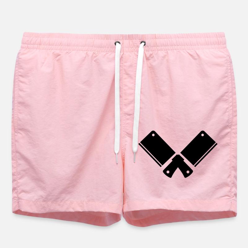 Couteau de cuisine - Short de bain - rose