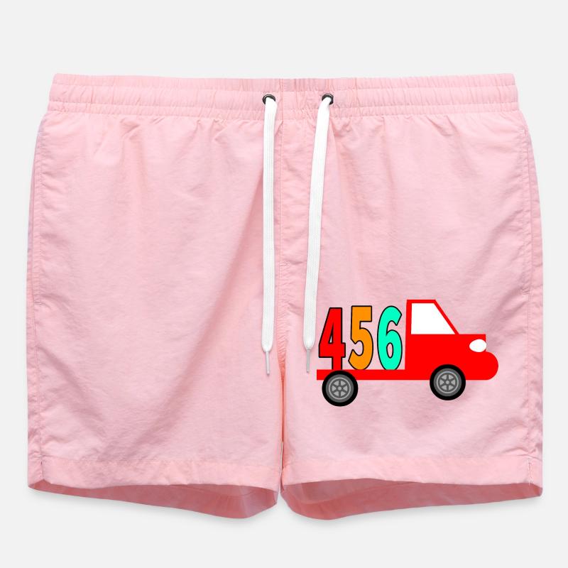 Camion - Short de bain - rose
