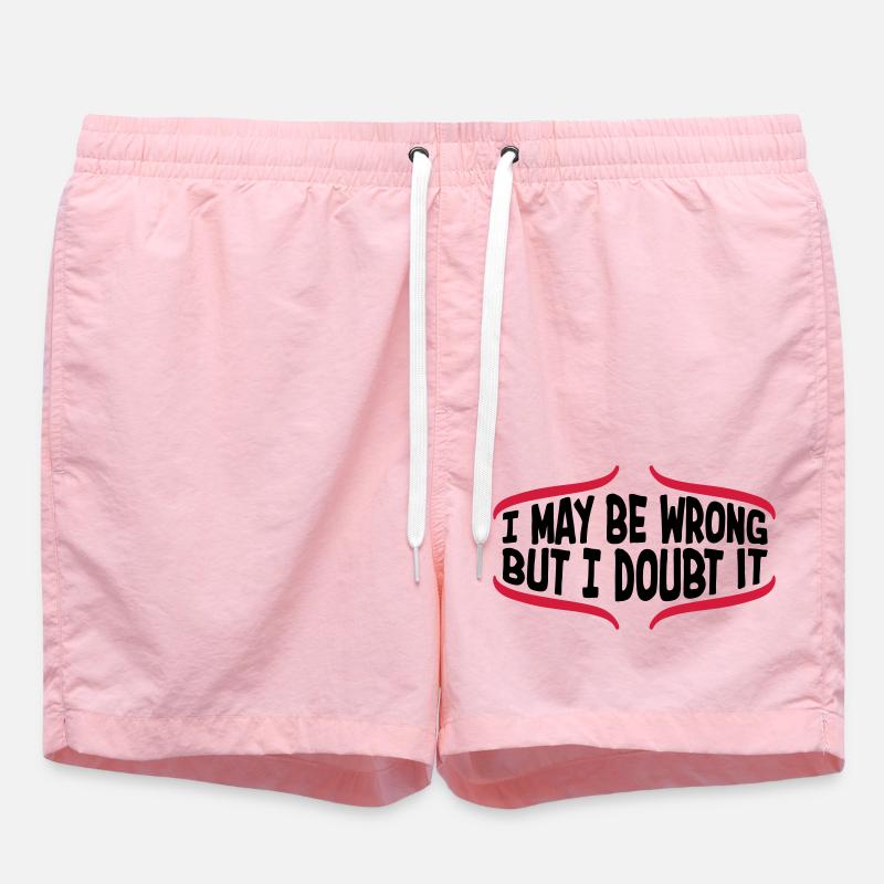 Je peux me tromper - Short de bain - rose