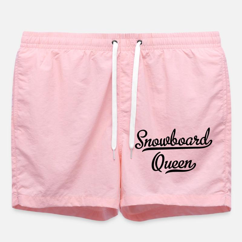 Snowboard Queen - Short de bain - rose