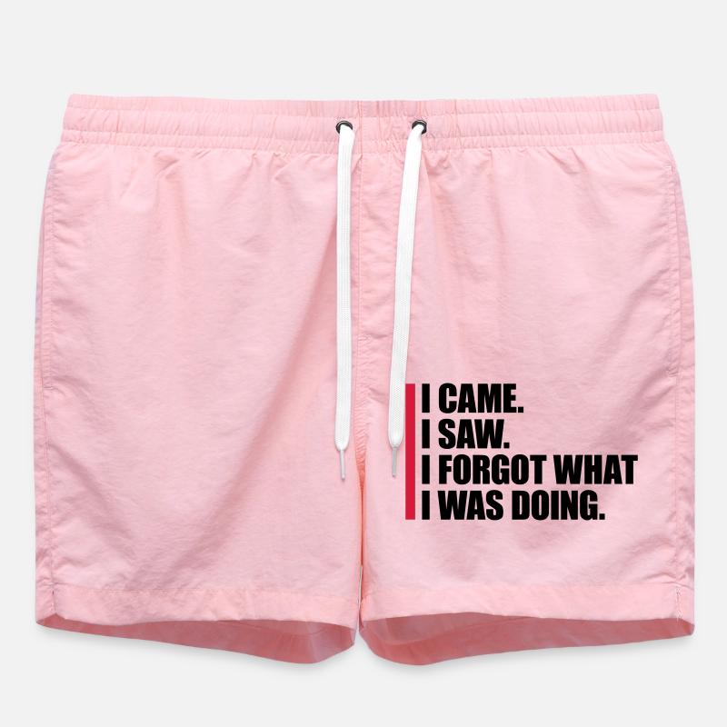 Je suis venu voir oublier - Short de bain - rose