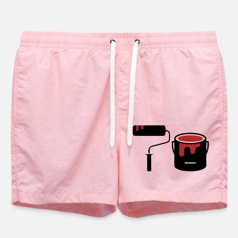 delete - Swim Trunks - pink