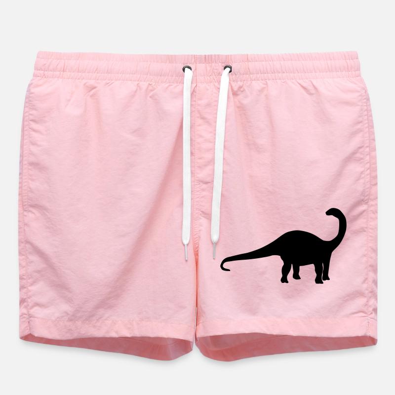 Dinosaurier Apatosaurus - Badeshorts - Pink