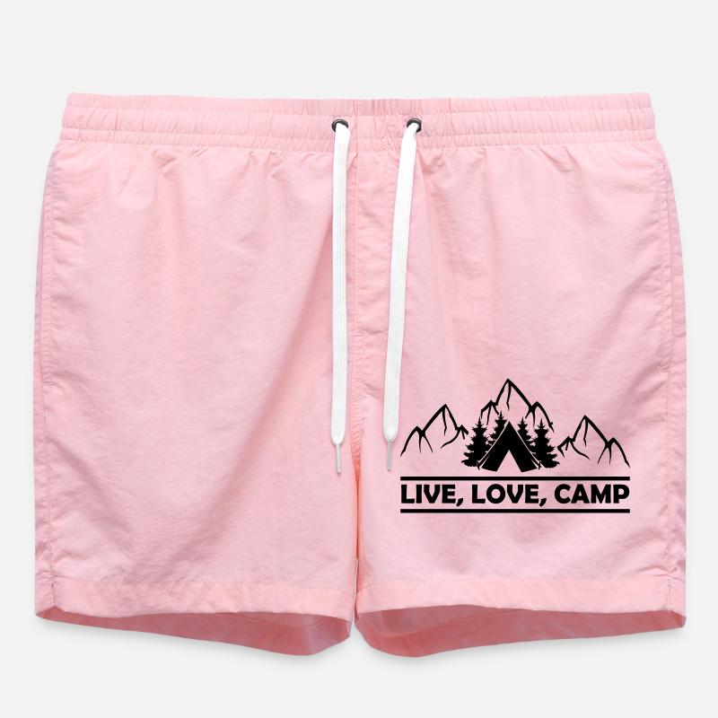 Camp d’amour en direct - Short de bain - rose