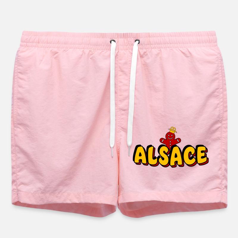 King Alsace - Short de bain - rose