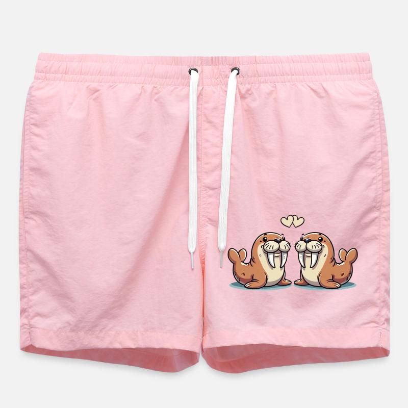 phoque amour - Short de bain - rose