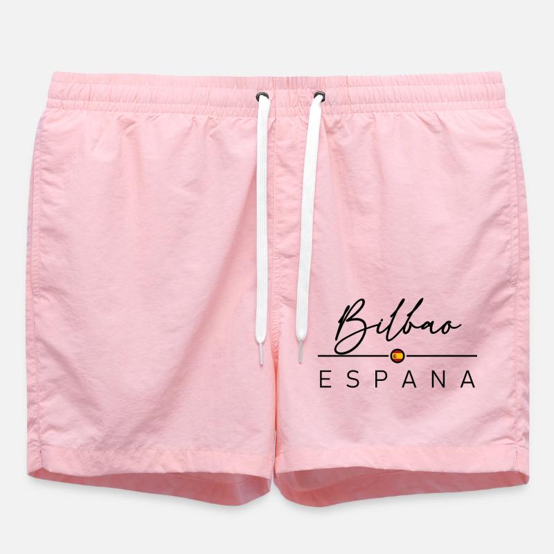 Espagne - Bilbao - Espagne - España - Short de bain - rose