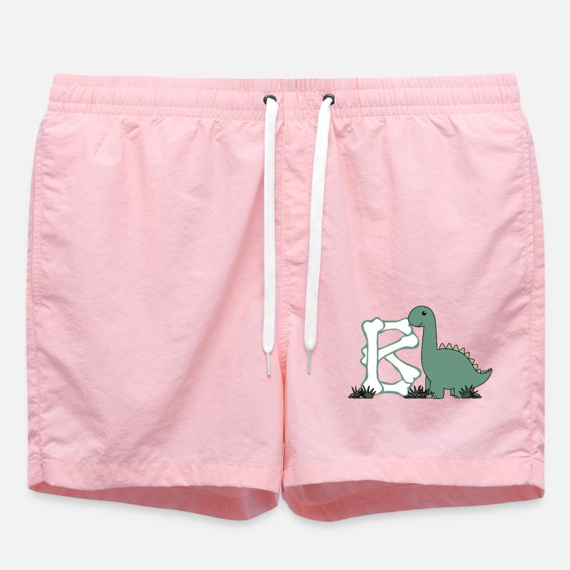 Lettre B - Short de bain - rose