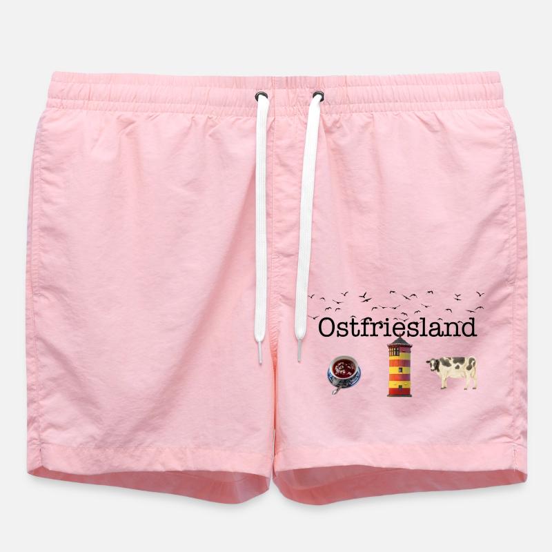 East Frisia - Swim Trunks - pink