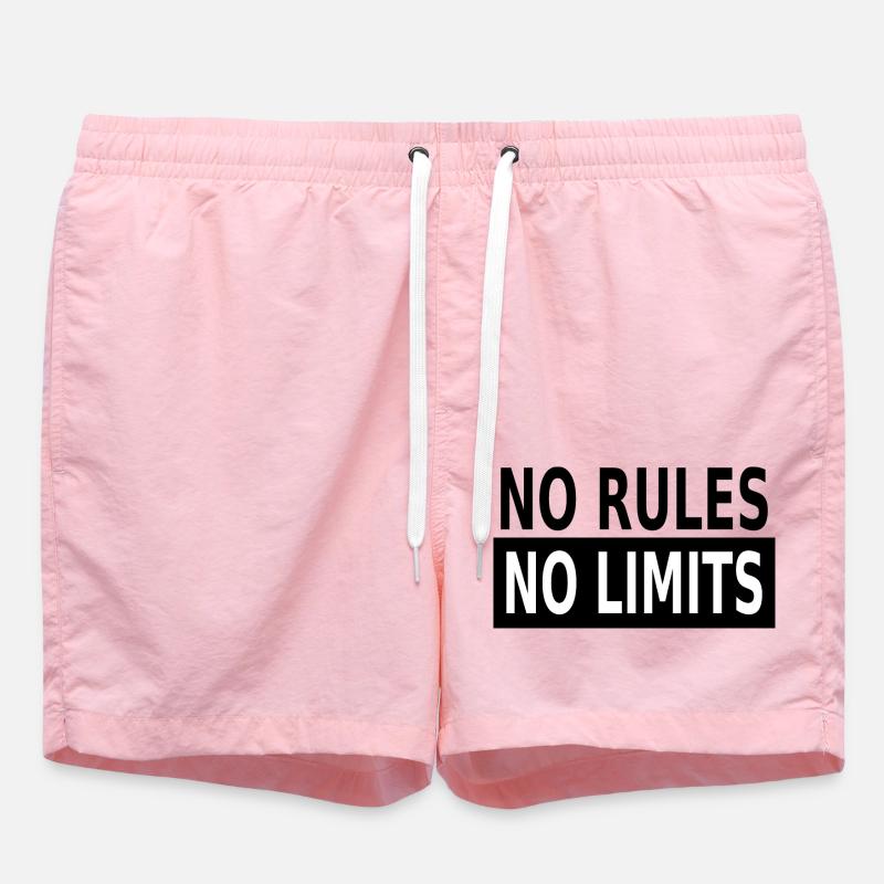 No Rules No Limits - Short de bain - rose