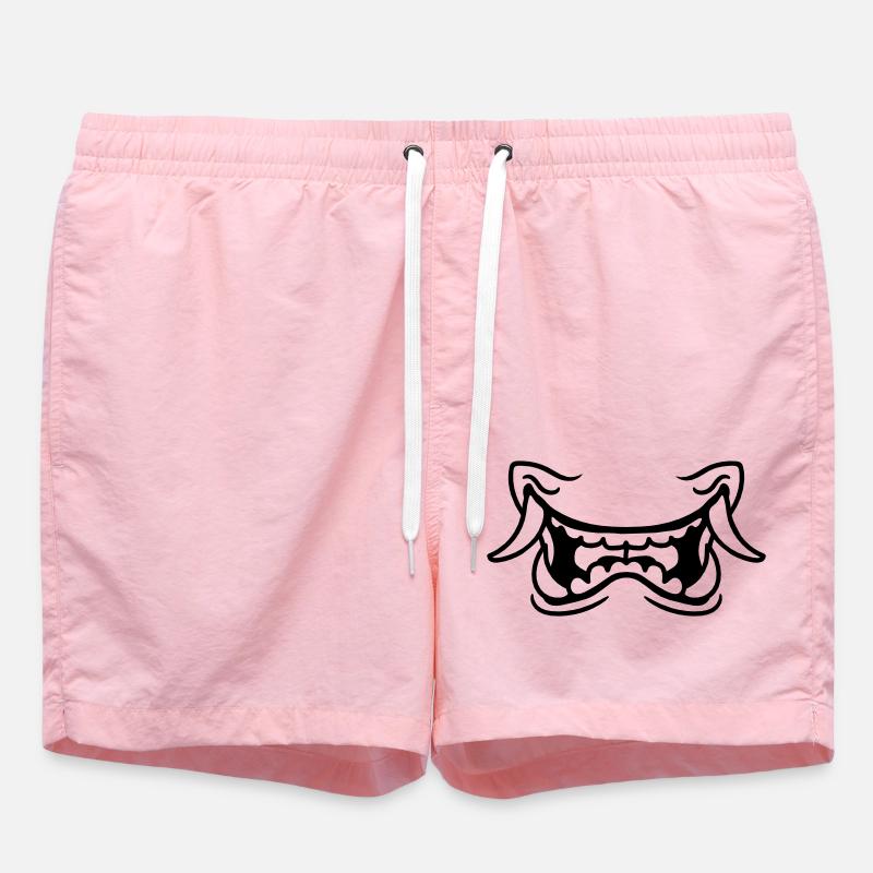 bouche monstre boeser - Short de bain - rose