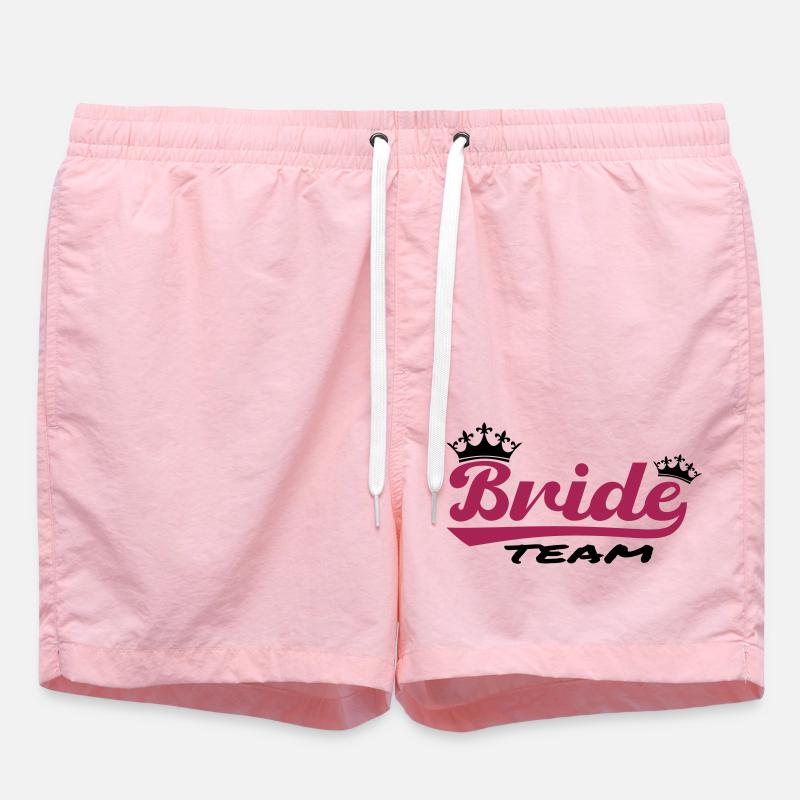 Équipe mariée - Short de bain - rose