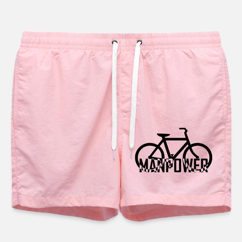 Effectif de bicyclette - Short de bain - rose