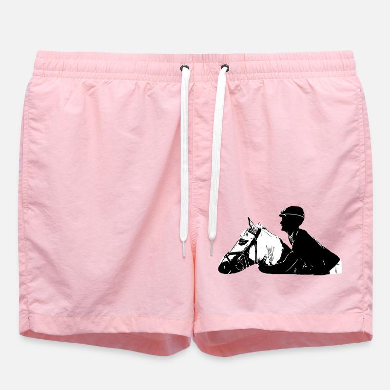 Cheval - Short de bain - rose
