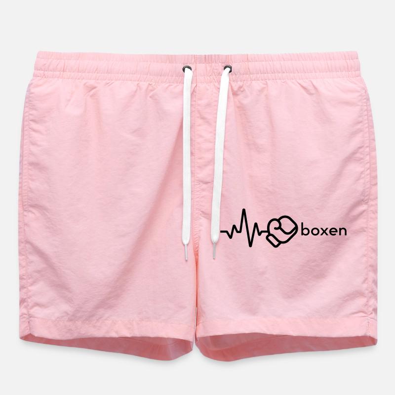 Boxe - Short de bain - rose
