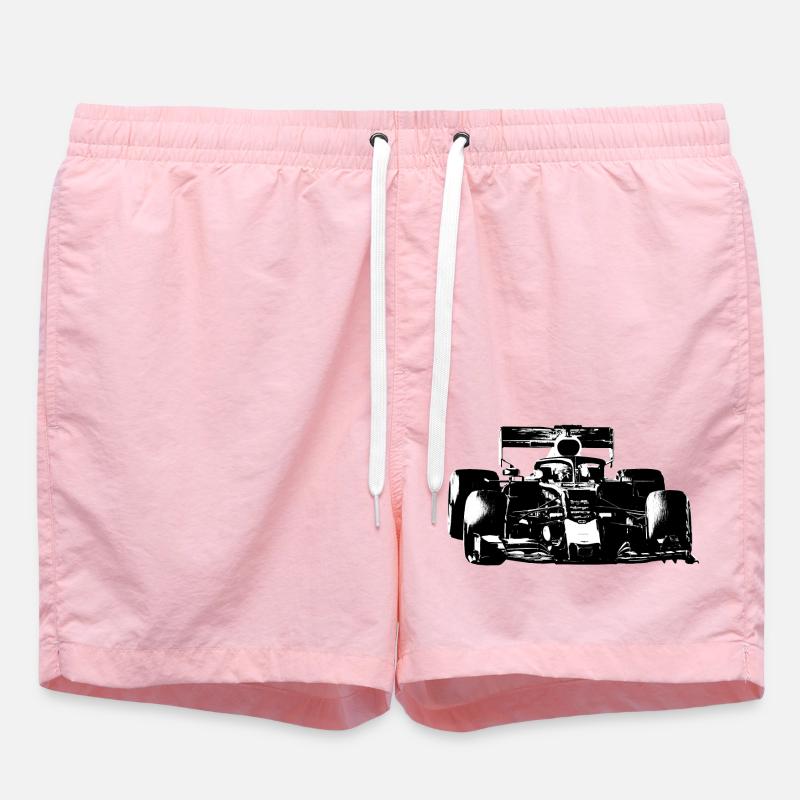 Voiture de course - Short de bain - rose
