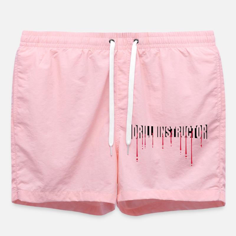 Blood Drill Instructor - Swim Trunks - pink
