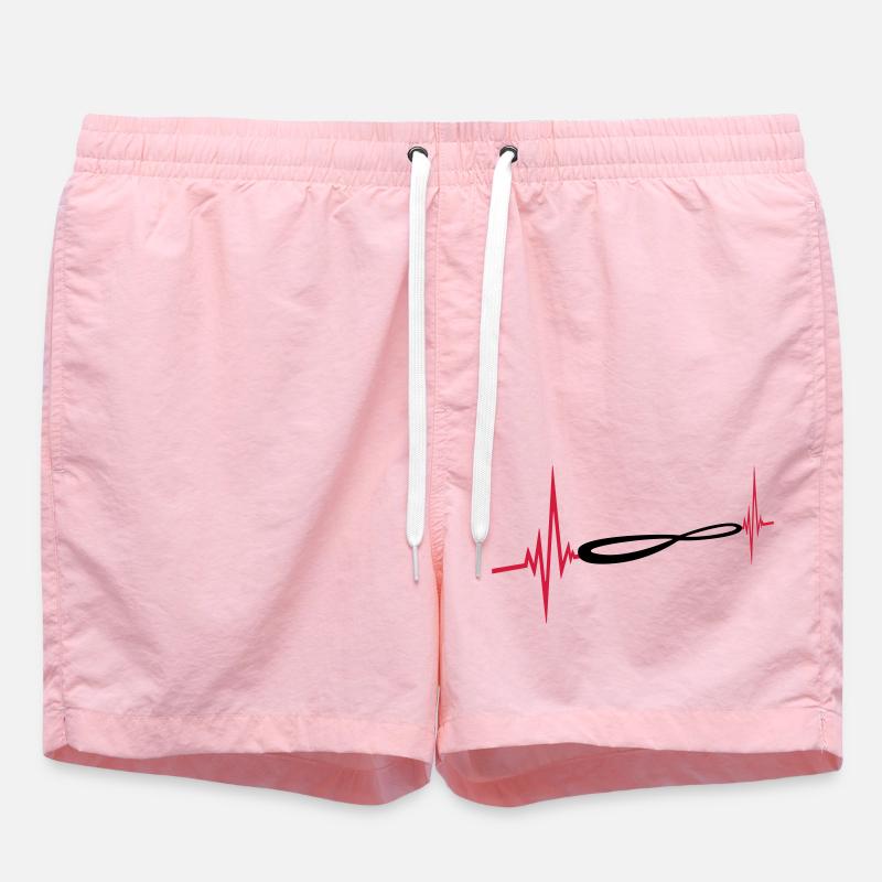 Pulse Infinite Symbol - Swim Trunks - pink
