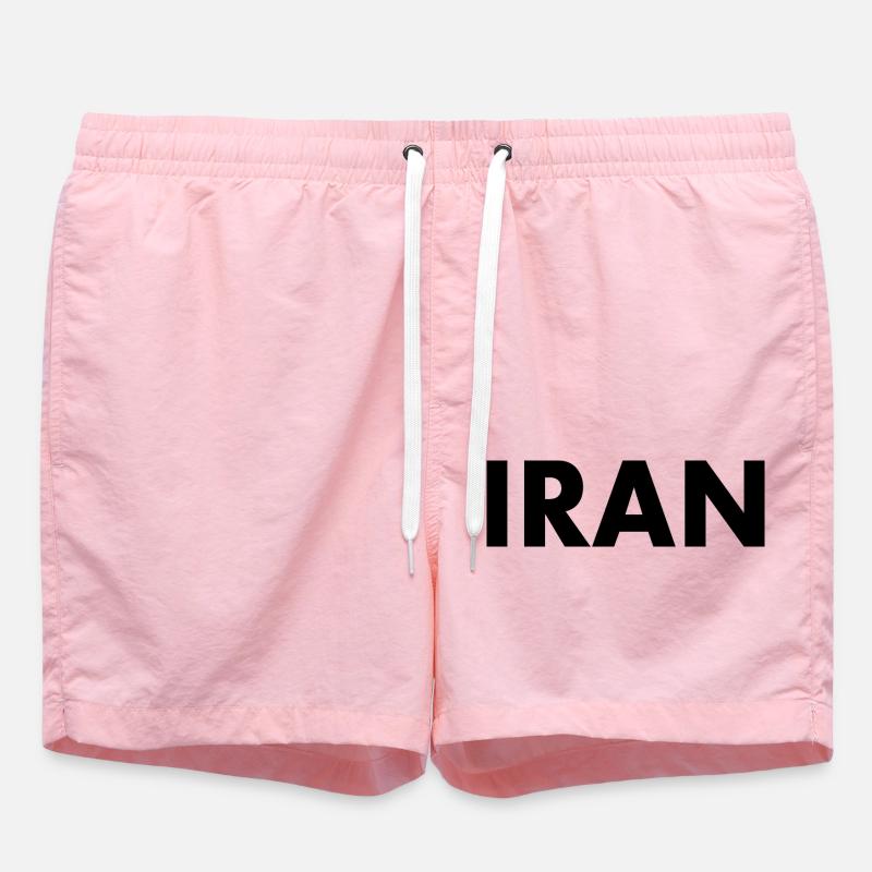 Iran - Short de bain - rose