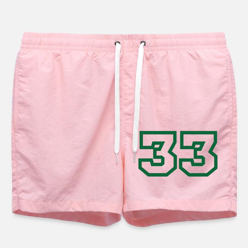 Numéro 33 sport vert - Short de bain - rose