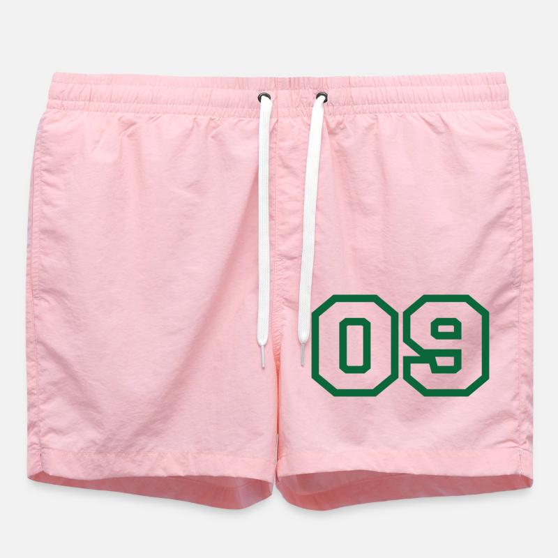 Numéro 9 sport vert - Short de bain - rose